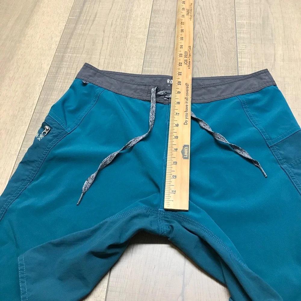 Roark Board Shorts Mens Size 28 Green Savage Series Swim Trunks Surf Performance